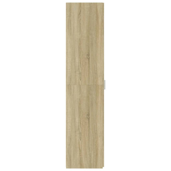 Aparador de madera de ingeniería roble Sonoma 40x42.5x185 cm M 5