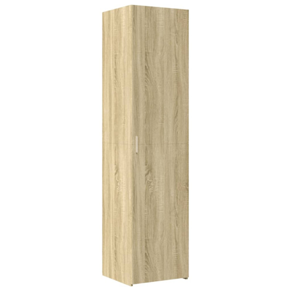 Aparador de madera de ingeniería roble Sonoma 45x42.5x185 cm M 2
