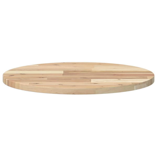 Tablero de mesa redondo madera maciza de acacia Ø50x2 cm M 4