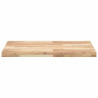 Tablero de mesa rectangular madera maciza acacia 80x60x4 cm 4