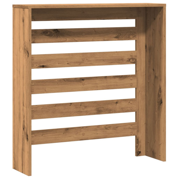 Cubierta de radiador madera color roble artesano 78x20x82 cm M 5