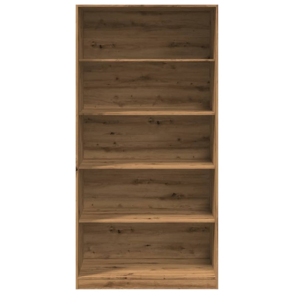 Armario de madera de ingeniería roble artesanal 100x50x200 cm M 4