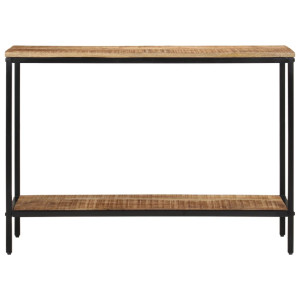 Console de mesa punho áspero madeira maciça 100x35x70 cm H