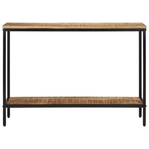 Console de mesa punho áspero madeira maciça 100x35x70 cm M 2