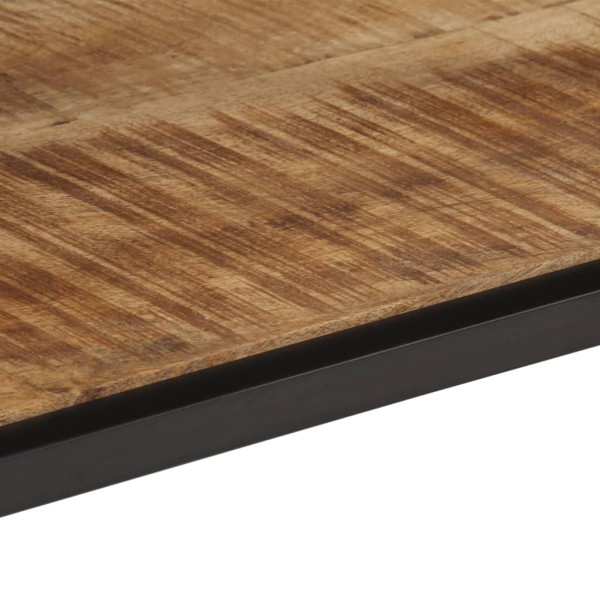 Mesa consola madera maciza de mango rugosa 100x35x70 cm M 5