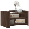 Mesa de centro de madera de ingeniería marrón roble 80x50x50 cm 3
