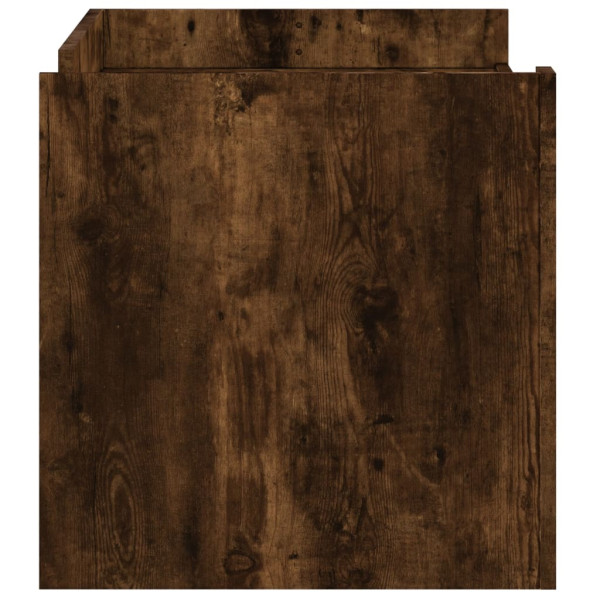 Mesa de centro madera de ingeniería roble ahumado 100x50x50 cm M 5