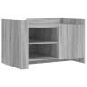 Mesa de centro de madera de ingeniería gris Sonoma 80x50x50 cm 2