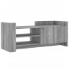 Mueble de TV madera contrachapada gris Sonoma 100x35x40 cm 2