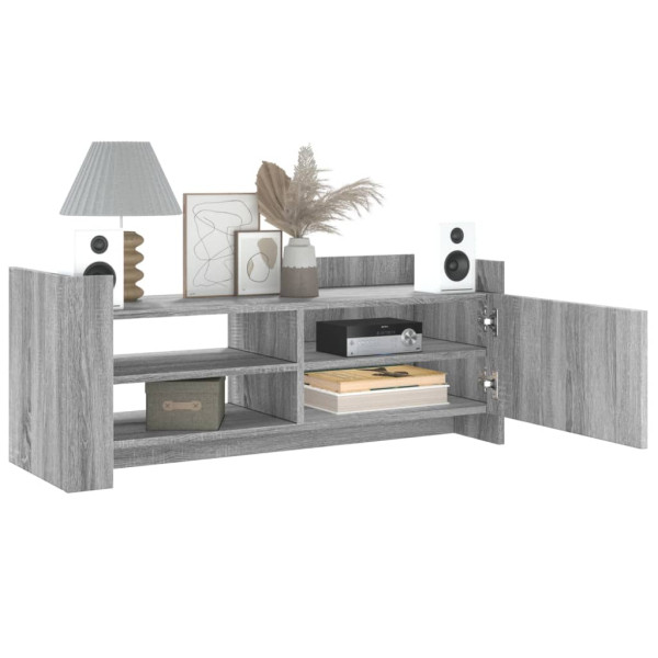 Mueble de TV madera contrachapada gris Sonoma 100x35x40 cm M 3