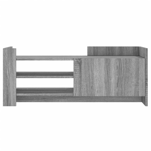 Mueble de TV madera contrachapada gris Sonoma 100x35x40 cm M 4