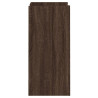 Aparador madera contrachapada marrón roble 45x35x75 cm 5