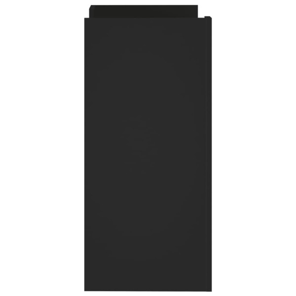 Aparador de madera de ingeniería negro 73.5x35x75 cm M 5