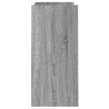 Aparador de madera de ingeniería gris Sonoma 73.5x35x75 cm 5