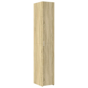 Aparador de madera de ingeniería roble Sonoma 30x42.5x185 cm H
