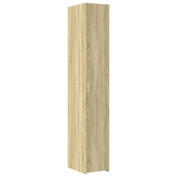Aparador de madera de ingeniería roble Sonoma 30x42.5x185 cm M 2