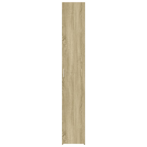 Aparador de madera de ingeniería roble Sonoma 30x42.5x185 cm M 4