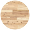 Tablero de mesa redondo madera maciza de acacia Ø60x4 cm 2