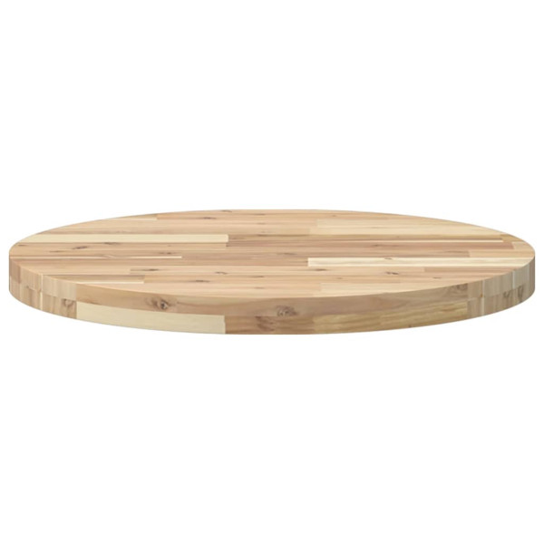 Tablero de mesa redondo madera maciza de acacia Ø60x4 cm M 4