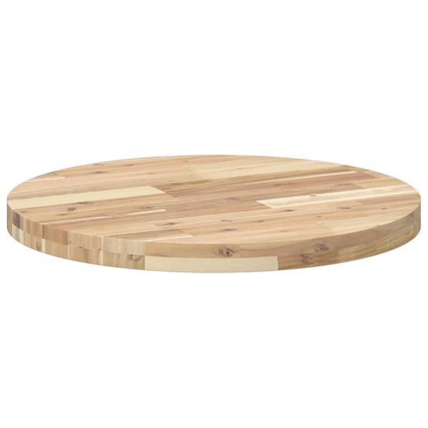 Tablero de mesa redondo madera maciza de acacia Ø60x4 cm M 5