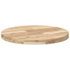 Tablero de mesa redondo madera maciza de acacia Ø60x4 cm 5