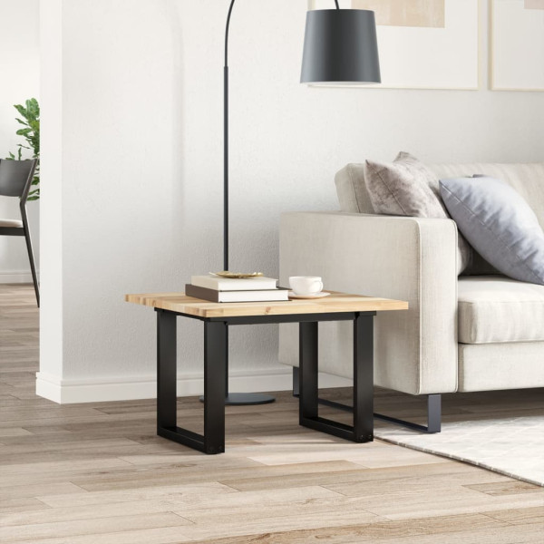 Tablero de mesa cuadrado madera maciza de acacia 60x60x2 cm M 3