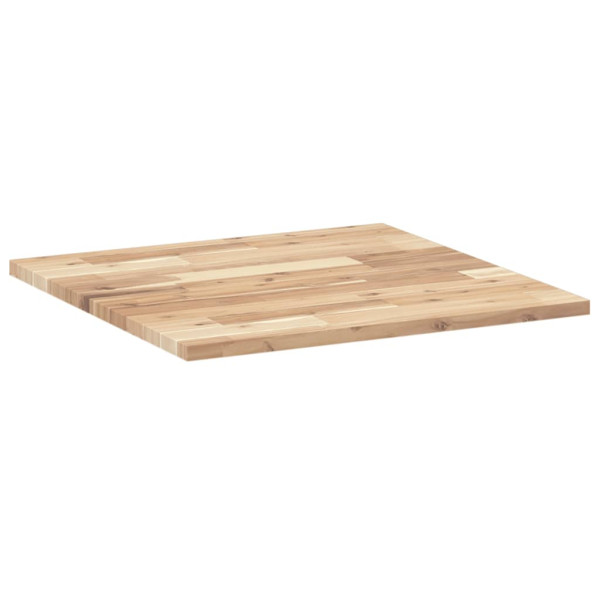 Tablero de mesa cuadrado madera maciza de acacia 60x60x2 cm M 5