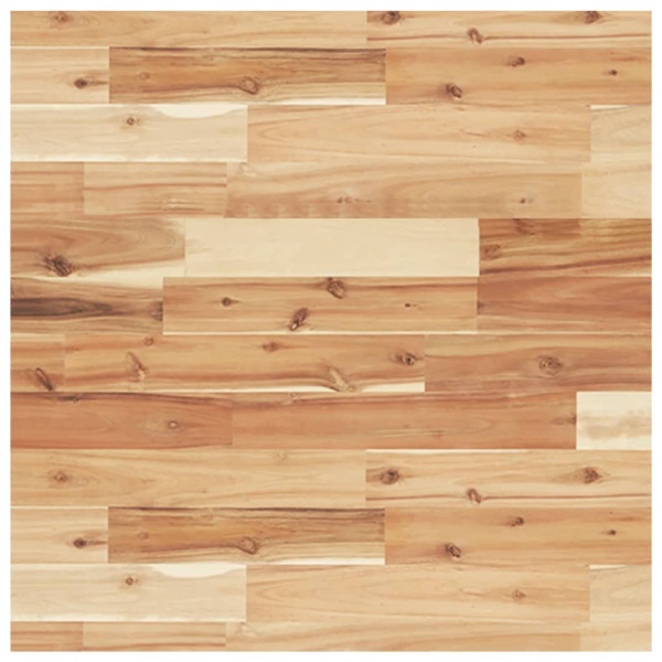 Tablero de mesa cuadrado madera maciza de acacia 60x60x2 cm M 2