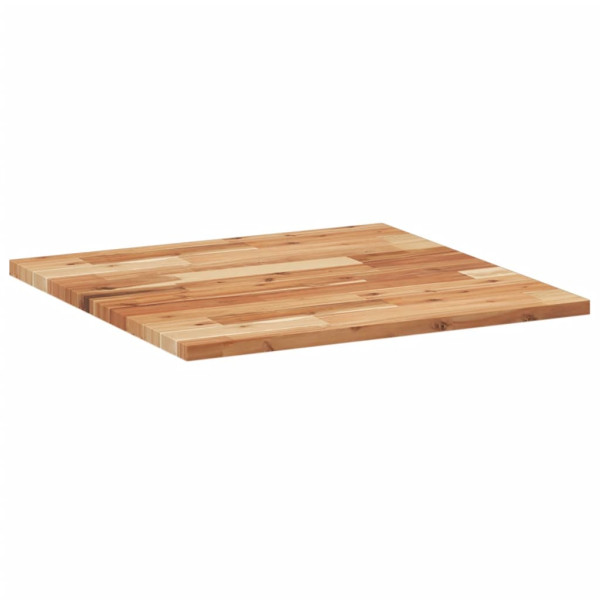 Tablero de mesa cuadrado madera maciza de acacia 60x60x2 cm M 5