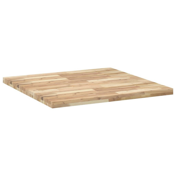 Tablero de mesa cuadrado madera maciza acacia 90x90x4 cm M 5