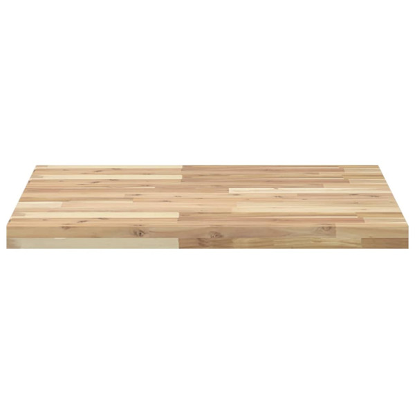 Tablero de mesa cuadrado madera maciza acacia 70x70x4 cm M 4