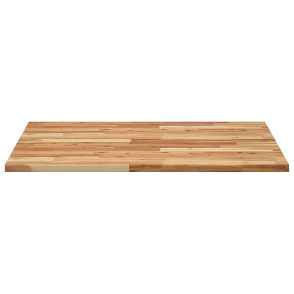 Tablero de mesa cuadrado madera maciza acacia 80x80x2 cm M 4