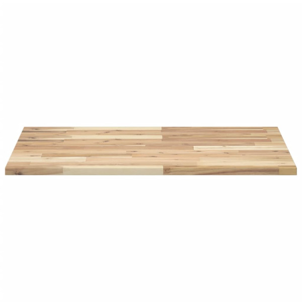 Tablero de mesa rectangular madera maciza acacia 100x60x2 cm M 4
