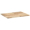 Tablero de mesa rectangular madera maciza acacia 100x60x2 cm 5