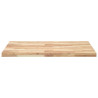 Tablero de mesa rectangular madera maciza acacia 100x80x4 cm 4