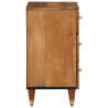 Mesita de noche madera maciza de mango 50x33x62 cm 4