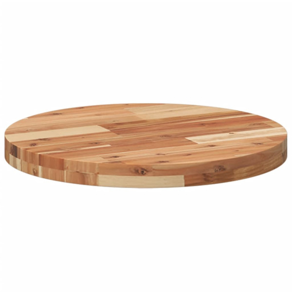 Tablero de mesa redondo madera maciza de acacia Ø50x4 cm M 5