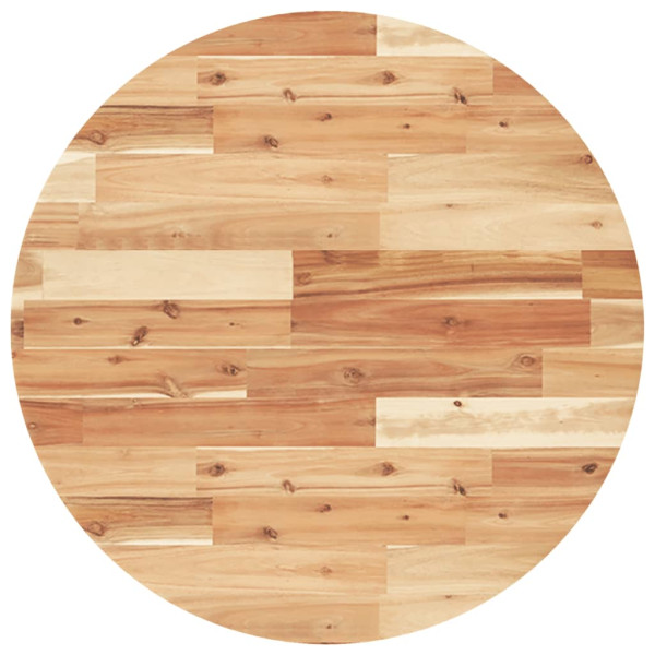 Tablero de mesa redondo madera maciza de acacia Ø70x4 cm M 2