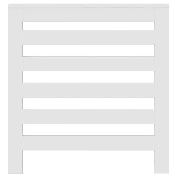 Cubierta de radiador madera de ingeniería blanco 78x20x82 cm M 3