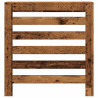 Cubierta de radiador madera color envejecido 78x20x82 cm 3
