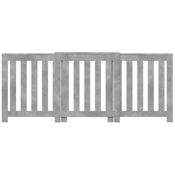 Cobertura de radiador derivados de madeira cinzento cimento M 3