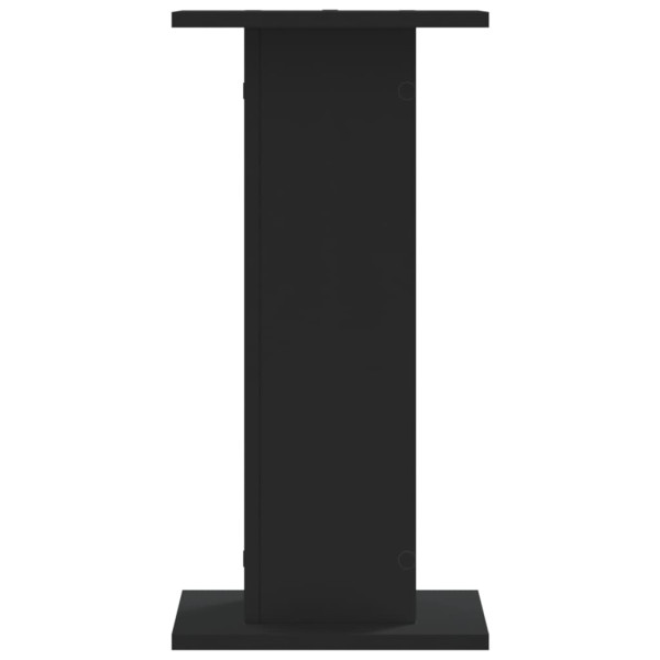 Suportes de colunas 2 pcs 30x30x60 cm derivados madeira preto M 4