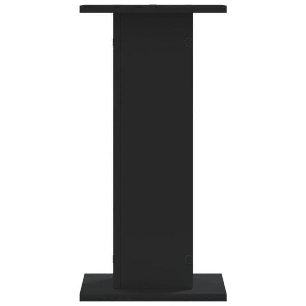 Soportes altavoces 2 uds madera ingeniería negro 30x30x60 cm M 5