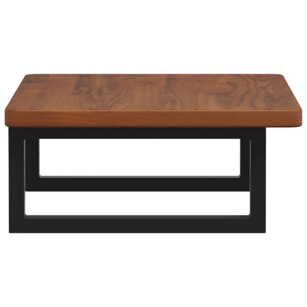 Prateleira de parede p/ lavatório aço/madeira carvalho maciça M 5