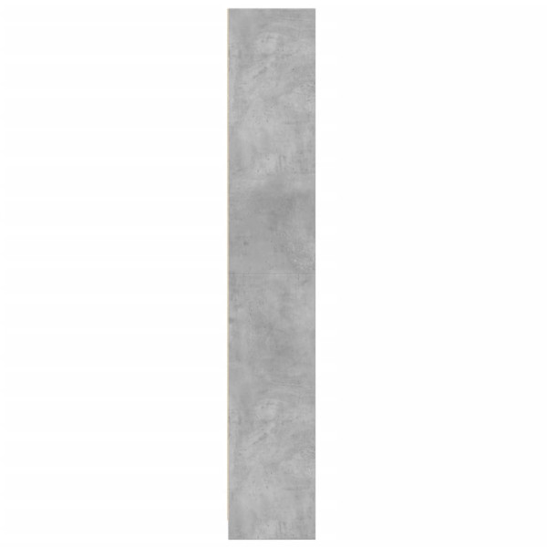 Estantería madera de ingeniería gris hormigón 57x28.5x174 cm M 5