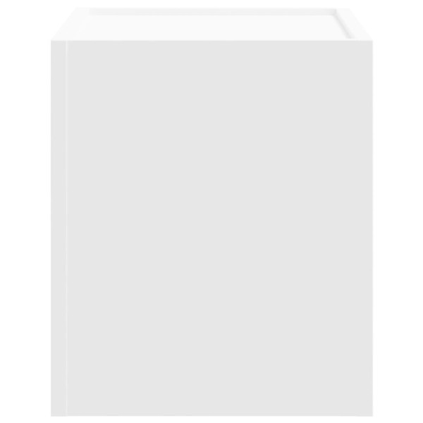 Mesita de noche de pared blanco 45x30x35 cm M 5