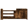Mueble para TV madera contrachapada roble ahumado 100x35x40 cm 4