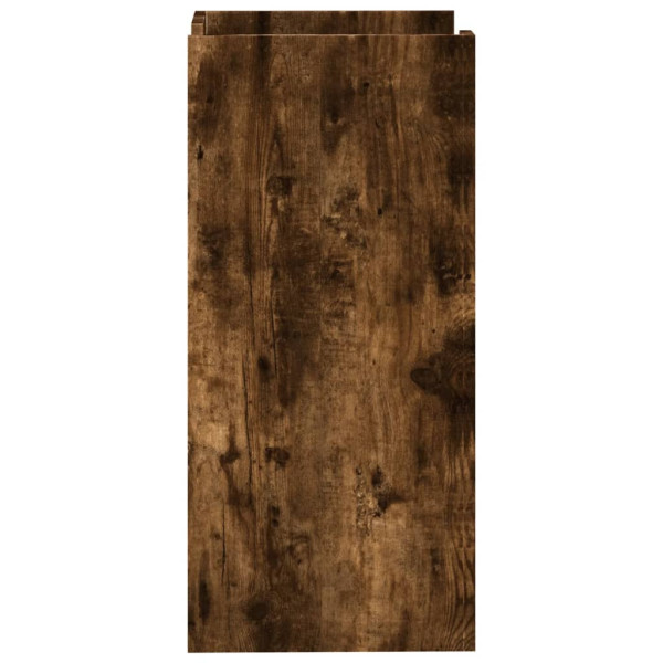Aparador de madera de ingeniería roble ahumado 45x35x75 cm M 5