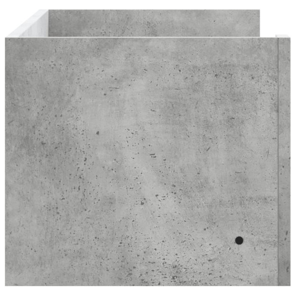 Prateleira de parede 100x35x30.5cm deriv. madeira cinza cimento M 5