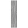 Aparador de madera de ingeniería gris Sonoma 45x42.5x185 cm 5